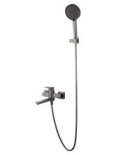 Смеситель для ванны с душем WONZON & WOGHAND FRAME, Темный графит (WW-88639010-BGM)