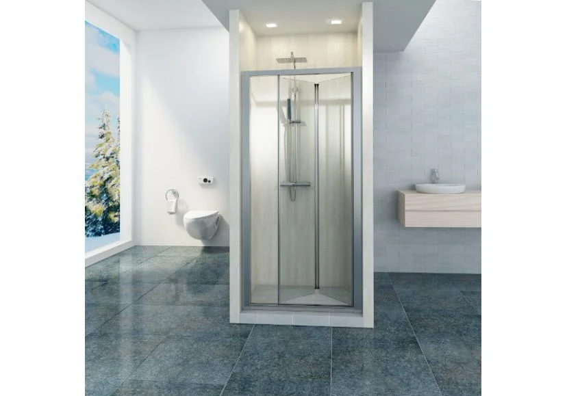 Приобрести дверь душевая sole vega 80 см хром/прозрачное