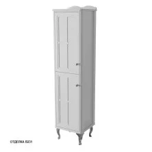 Caprigo Пенал напольный Borgo 40 см, левосторонний, белый 33450L-В231