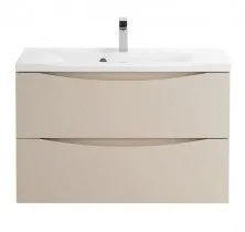 Тумба подвесная с раковиной BelBagno MARINO-800-2C-SO-CO-P 80 см, Crema Opaco