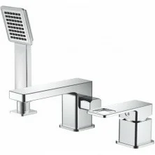 HAIBA Смеситель на борт ванны, 3 -отверстия, хром HB-80615