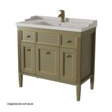 Caprigo Тумба с раковиной ALBION 90 см, бежевая, эмаль