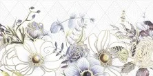 Декор настенный Alma Ceramica Lima Цветы тип 3