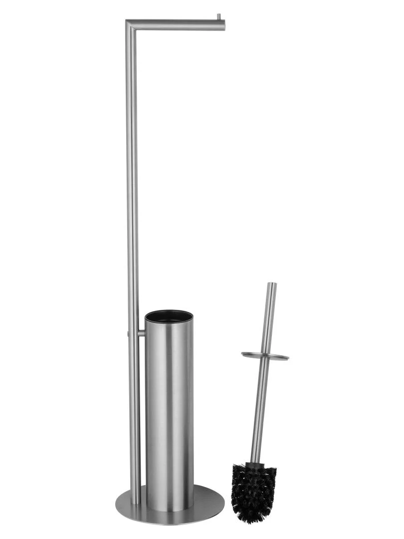 Приобрести туалетный ершик в комплекте с держателем туалетной бумаги wonzon & woghand, брашированный никель (ww-v4602-br)