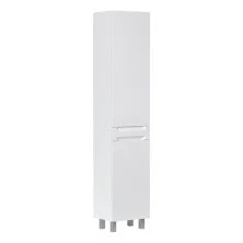 Equil Пенал напольный Corner 40 см, с бельевой корзиной, белый pnCRNR40.KZ-06