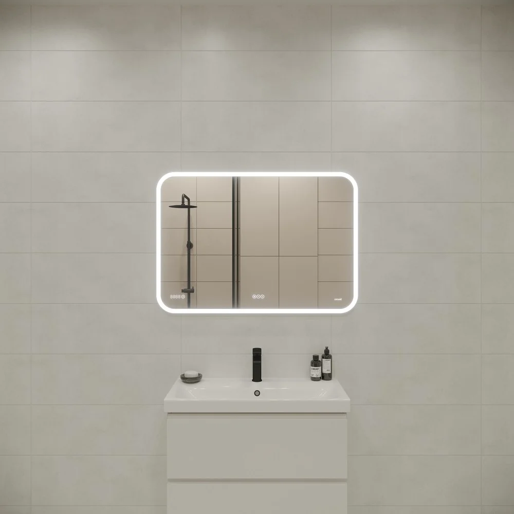 Приобрести зеркало cersanit design pro 070 led 100x70 см