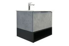 Сomforty Тумба с раковиной "Франкфурт-60", светлый бетон