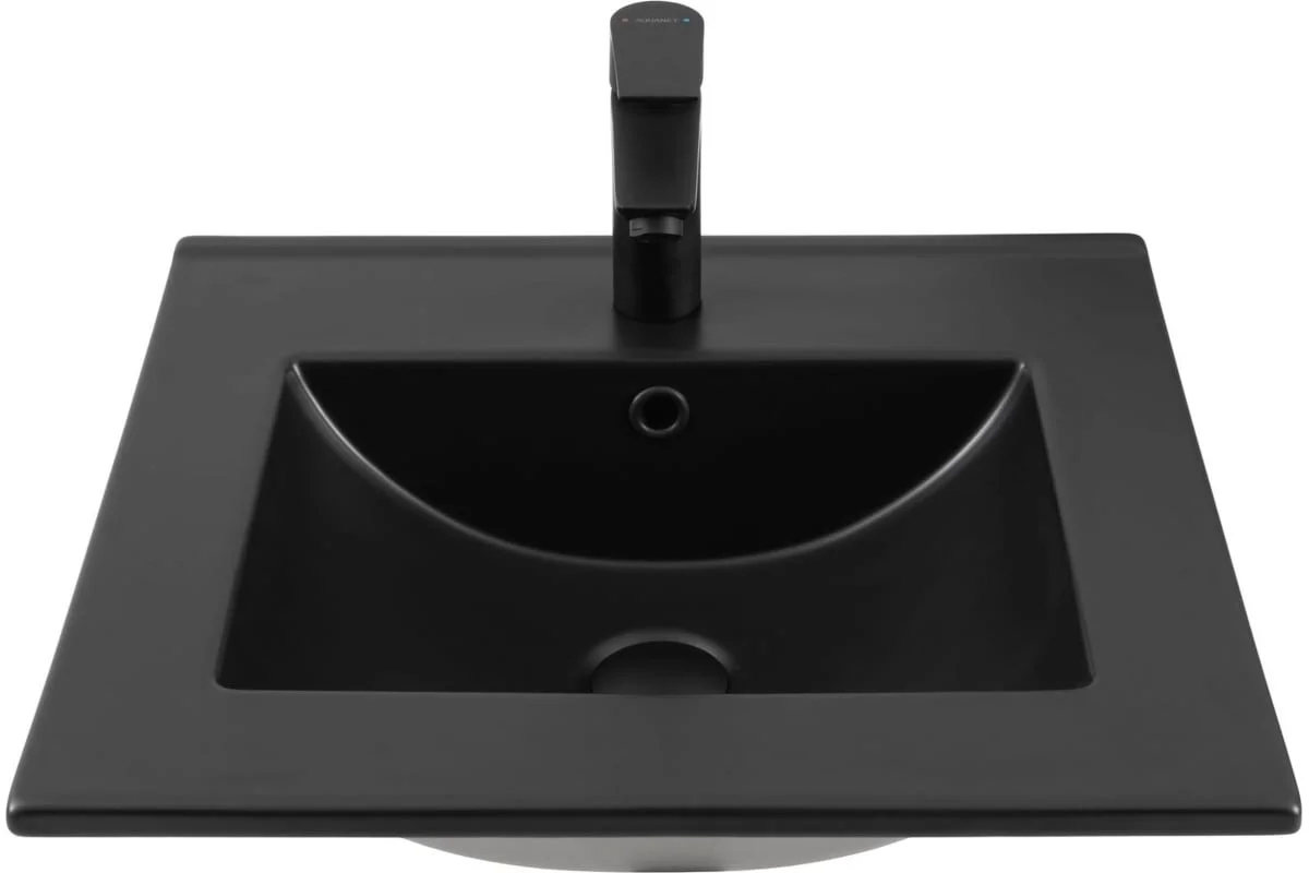 Приобрести aquanet раковина flat 50х41 см, черная матовая