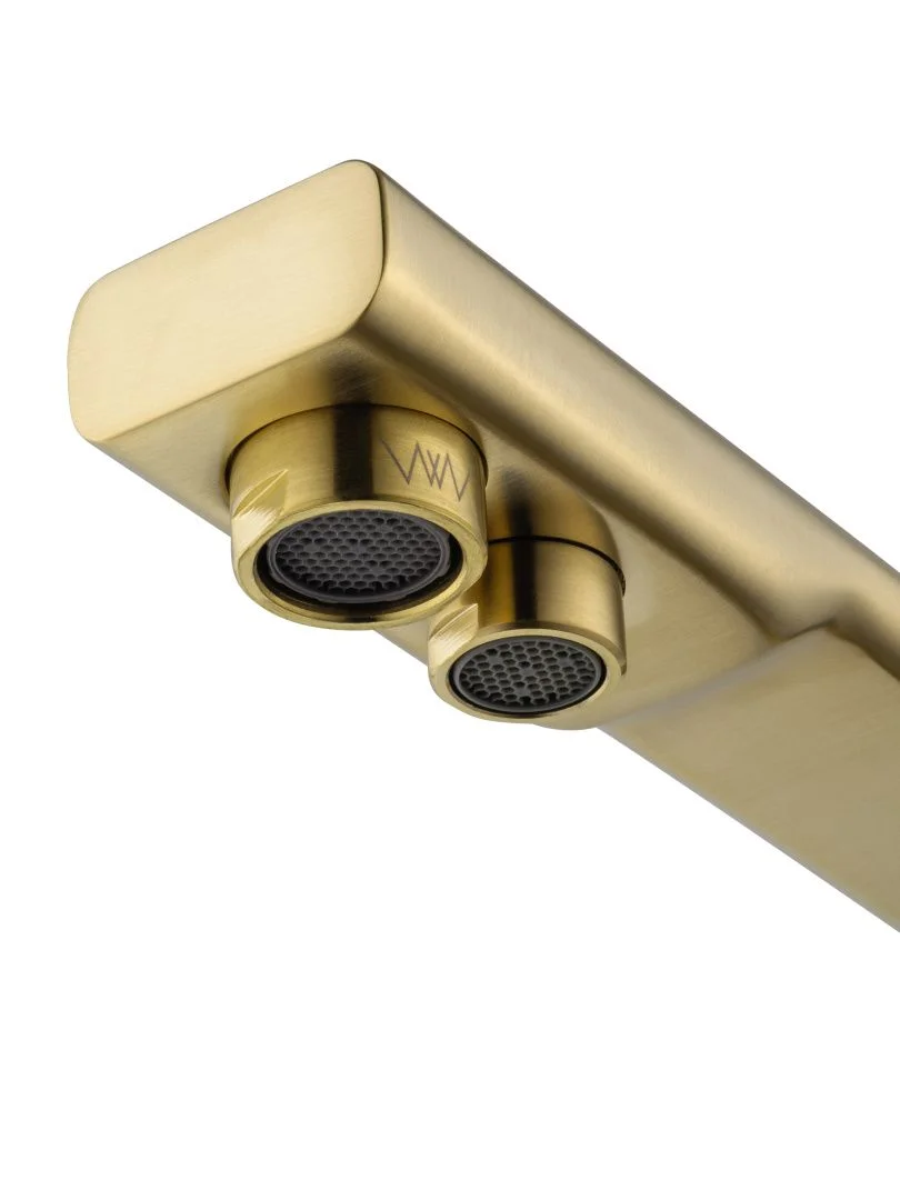 Приобрести смеситель для кухни c подключением фильтра wonzon & woghand, брашированное золото (ww-88458004-bg)