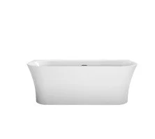 BelBagno Акриловая ванна 155х70 см, пристенная, белая BB711-1550-700
