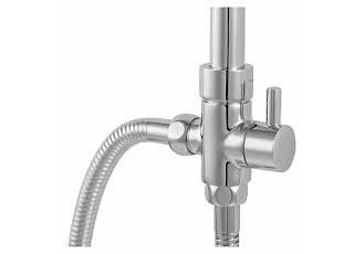 Приобрести fit r душевая колонна для душа без смесителя (верхний душ круглой формы)