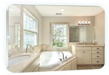 Azario Зеркало Паллада 91,5х68,5 см, подсветка, сенсор выкл, LED-00002244