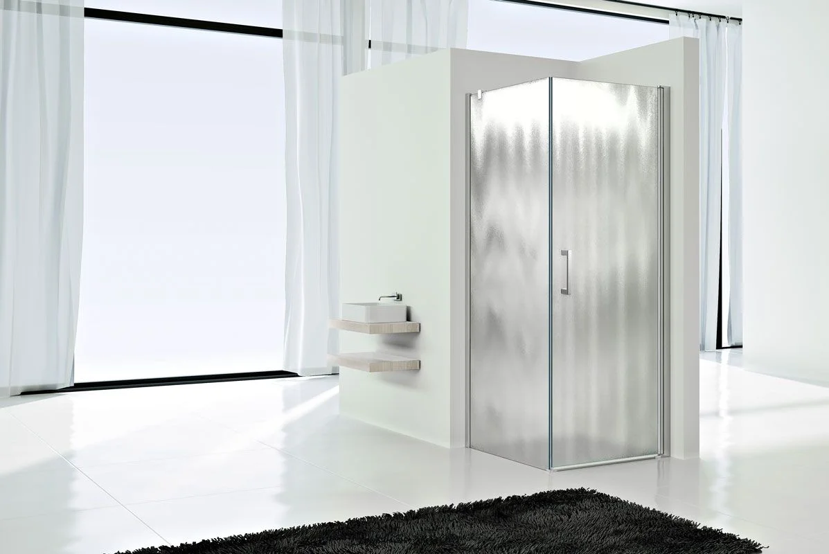 Приобрести vincea душевое ограждение orta 90х90 см, текстурное, правостороняя, хром vsr-1o9090ch-r