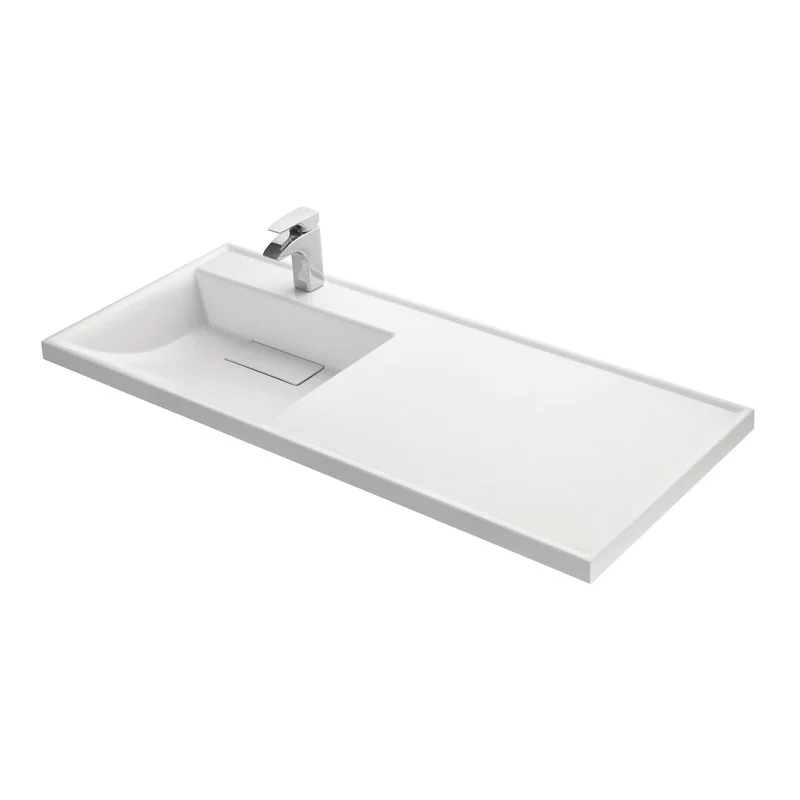 Приобрести тумба напольная с раковиной-столешницей акватон лондри 120 r/l, дуб сантана