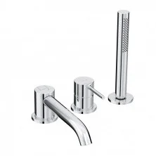 KLUDI BOZZ Однорычажный смеситель для ванны и душа, на 3 отверстия