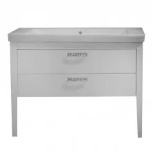 Azario Тумба напольная с раковиной Elegant 105 см, белый, CS00063150