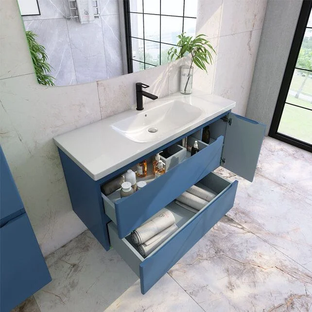 Приобрести caprigo тумба с раковиной forte-smalty 120 см, правая, синяя, эмаль