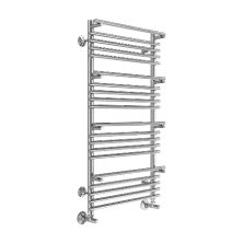 Terminus Полотенцесушитель Вента Люкс П20 50х100 см, с полкой, водяной, хром