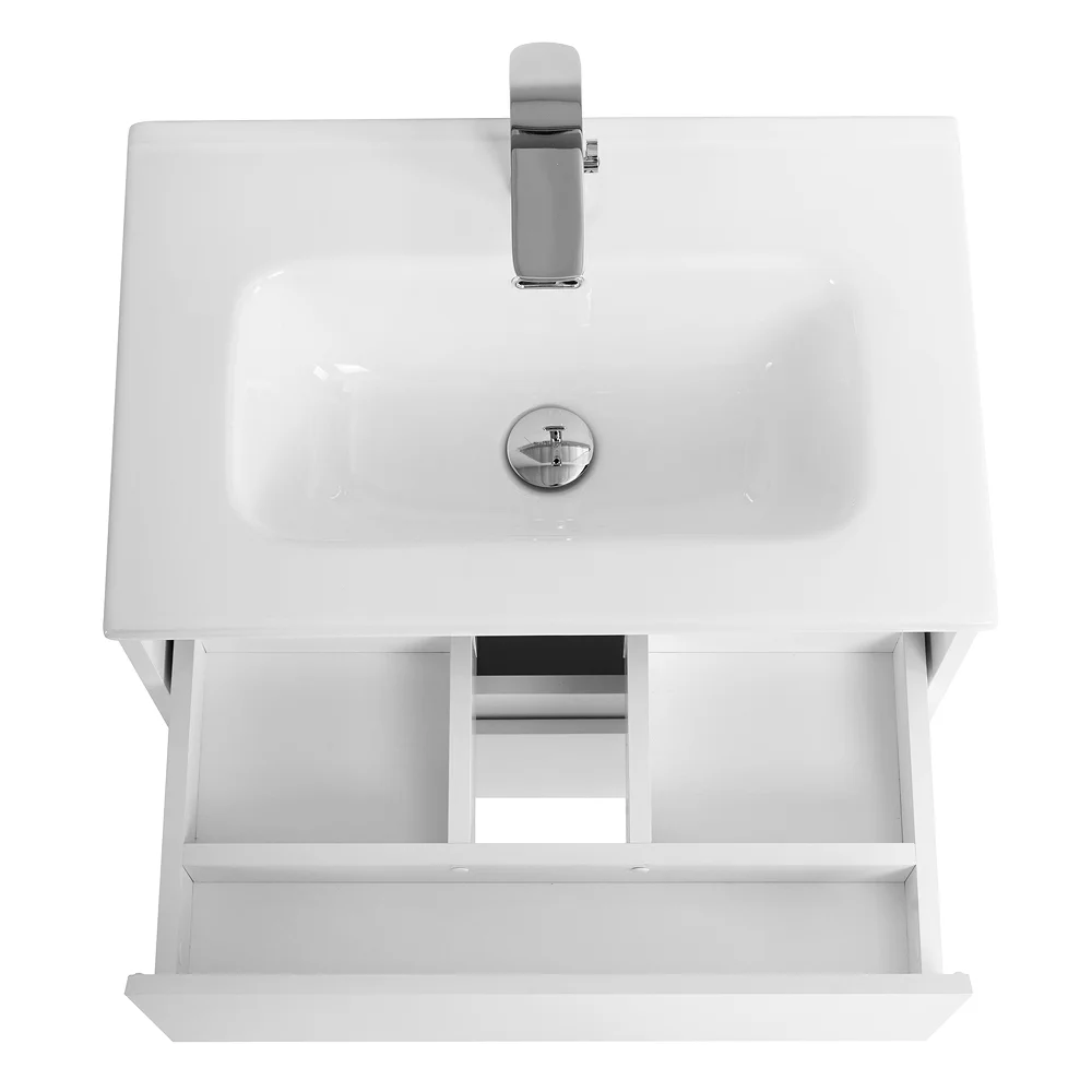 Приобрести belbagno тумба с раковиной kraft 39 50 см, подвесная bianco opaco, белая раковина