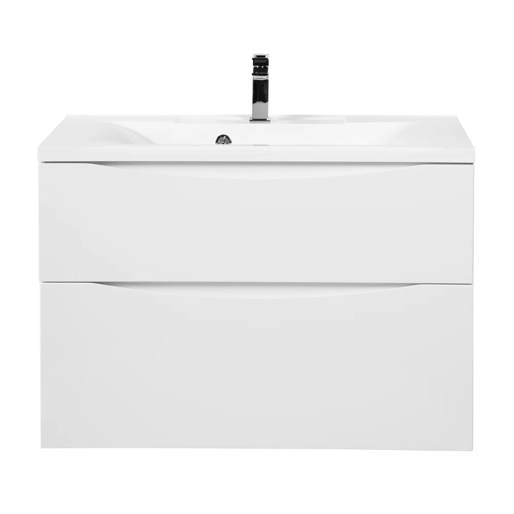 Приобрести belbagno тумба с раковиной marino-h60 90 см, подвесная bianco lucido, белая раковина