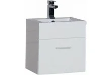 Aquanet Тумба с раковиной Нота 50 см, (Moduo Slim) белая