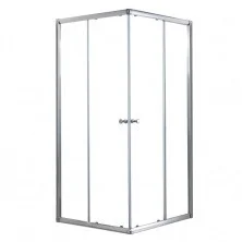 Ограждение для душа Azario Greenwood AZ-NNE1142 100х100 см , хром, прозрачное