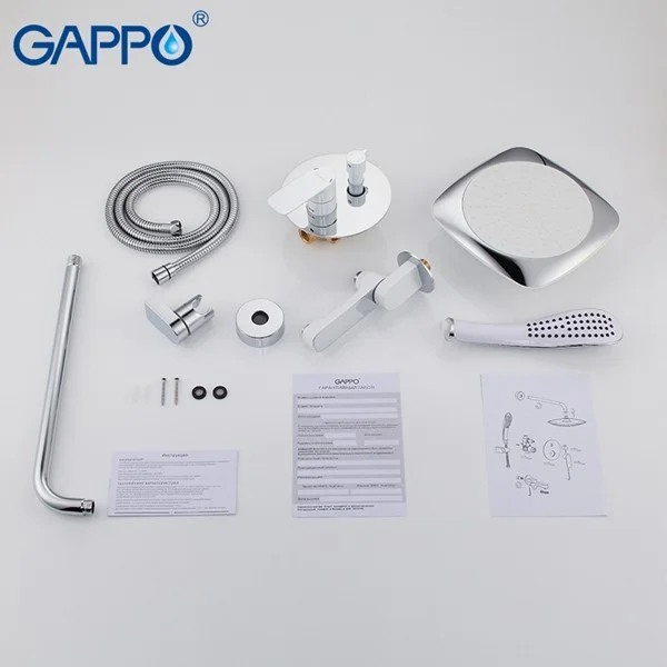 Приобрести душевой комплект gappo g7148-8
