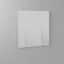 Briz Зеркало шкаф ROME 80х80 см, белое, ПДЗ 25-80