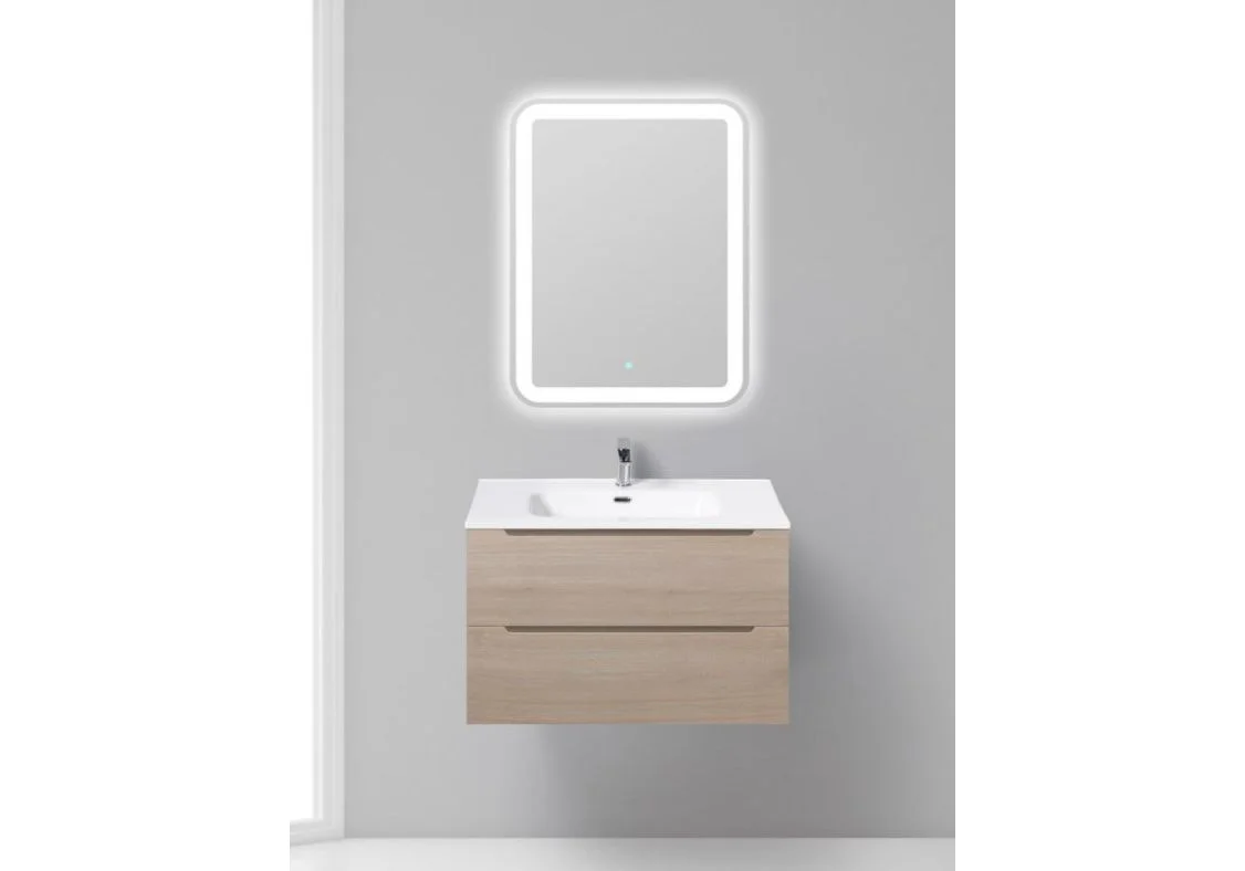 Приобрести тумба подвесная с раковиной belbagno etna-800-2c-so-rg-p 80 см, rovere grigio