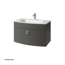 Caprigo Тумба с раковиной LEGATO 80 см, графит 3012A 4