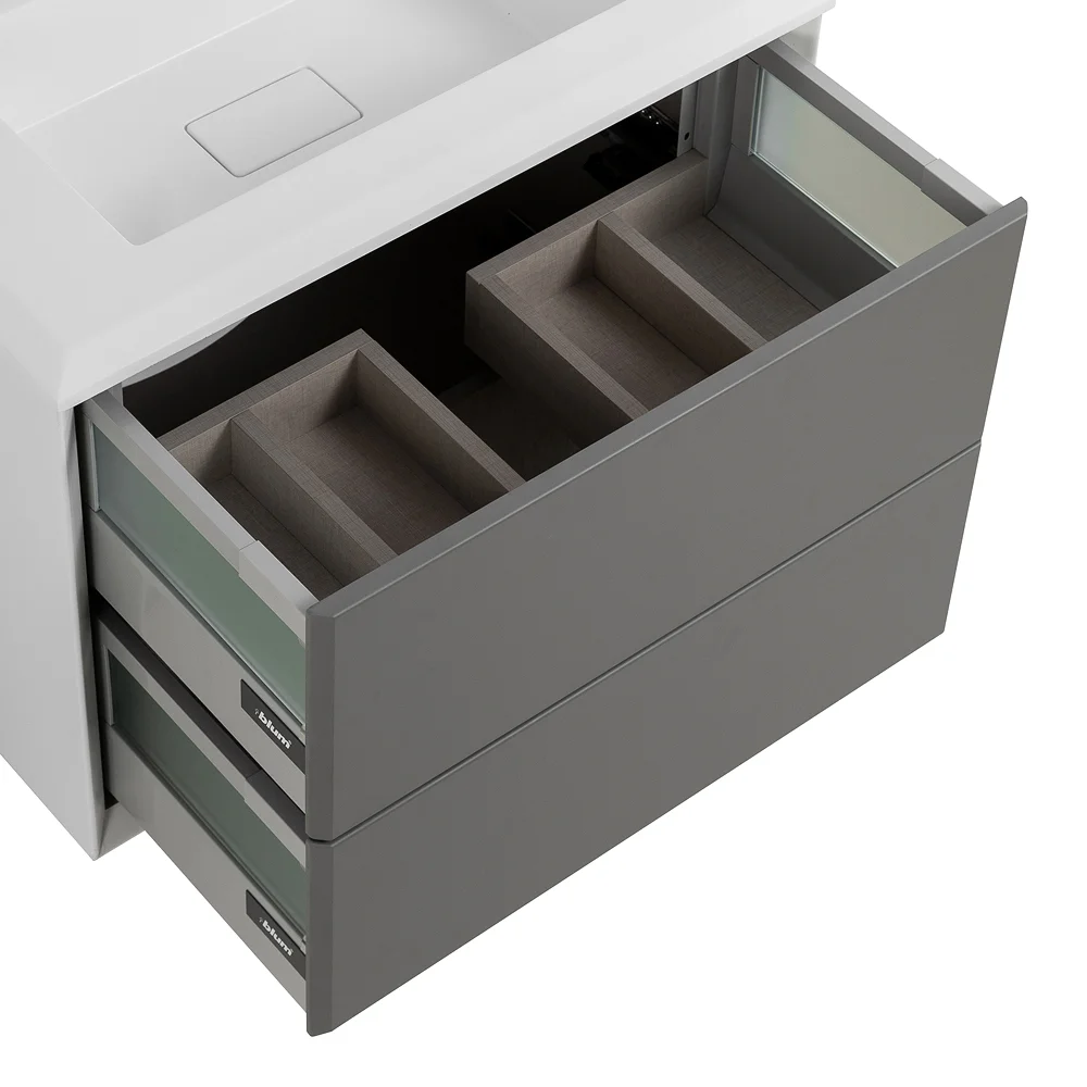 Приобрести cezares тумба подвесная с раковиной bellagio 70 см grigio nuvola, серая 55301