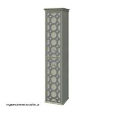 Caprigo Пенал CAPRICE 36 см, правый, зеленый