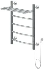 Aquanet Полотенцесушитель электрический Romeo 60х50 см Тэн справа, с полкой