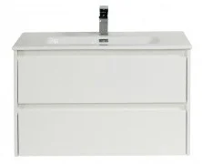 Тумба подвесная с раковиной BelBagno KRAFT-900-2C-SO-BO 90 см, Bianco Opaco