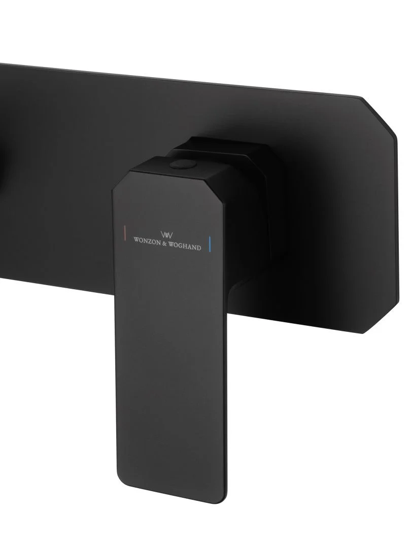 Приобрести смеситель для раковины встраиваемый wonzon & woghand diamond, черный матовый (ww-88869011-mb)