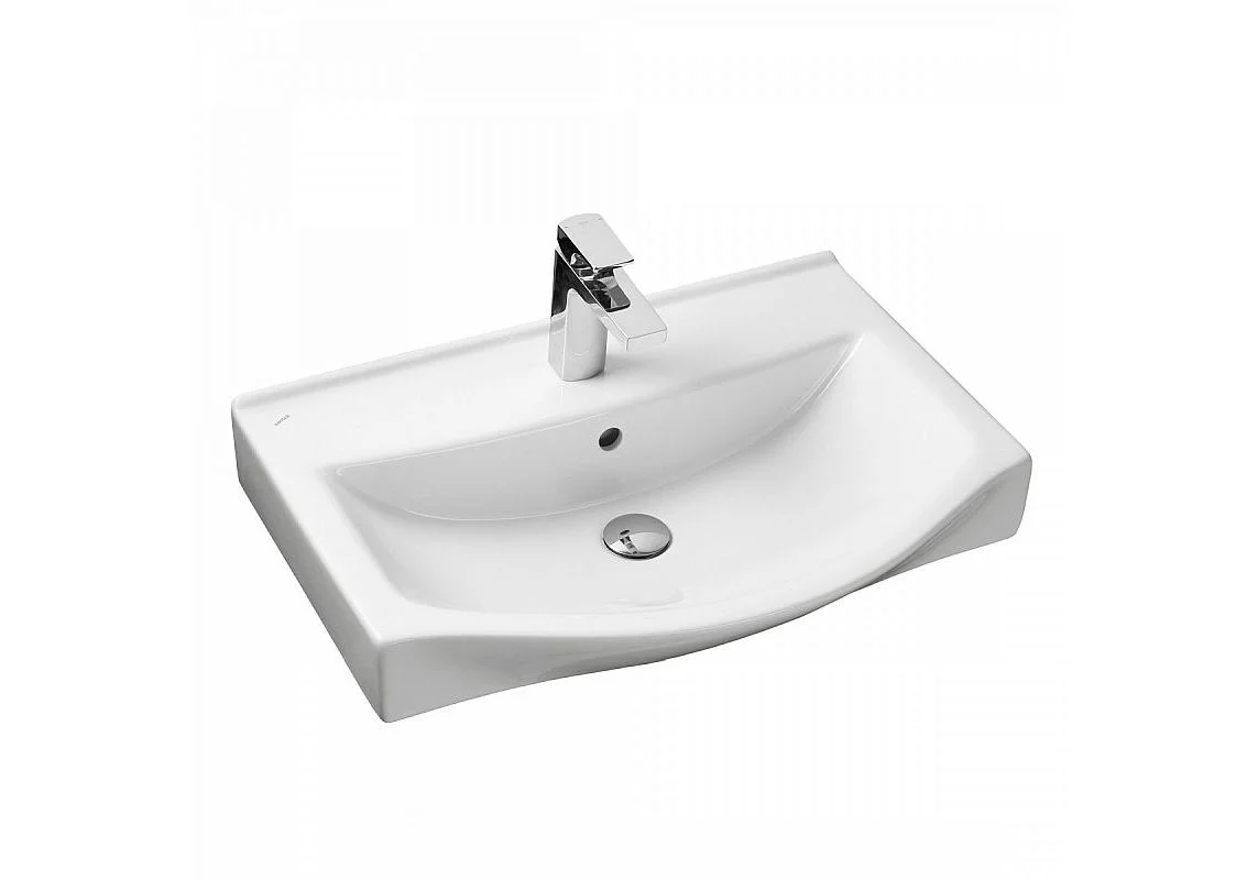 Приобрести тумба с раковиной акватон беверли 65 см 1a235301bv010;1wh302501, белый