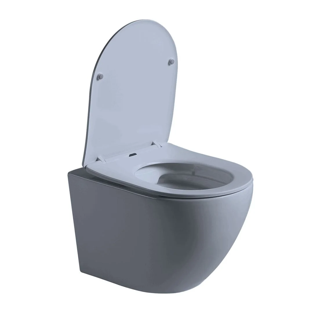 Приобрести vincea унитаз подвесной globo, ультратонкое сиденье, микролифт, голубой матовый vt1-14smo