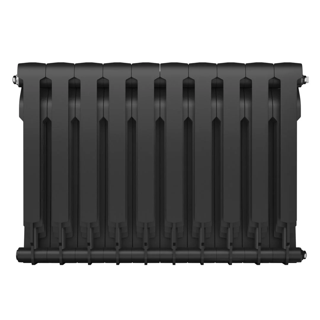Приобрести royal thermo радиатор биметаллический biliner 500 /noir sable ( черный графит ) - 6 секц.