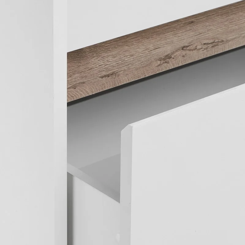 Приобрести тумба подвесная с раковиной акватон марти 55 белый/дуб эндгрейн