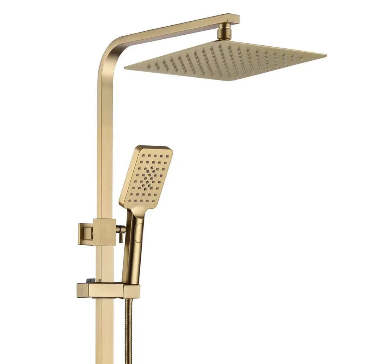 Приобрести grocenberg душевая система, матовое золото gb7007-1mg