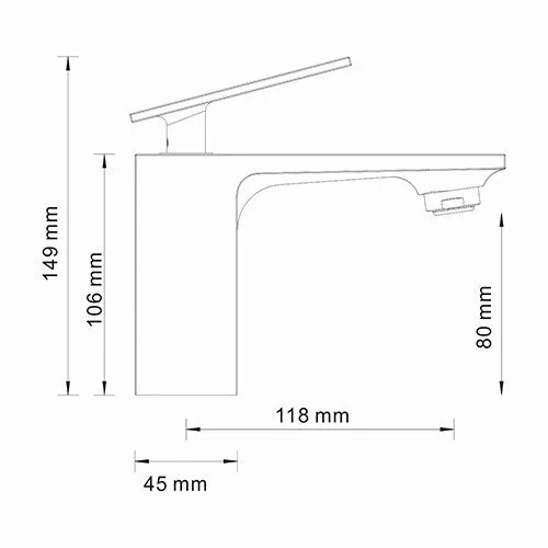 Приобрести wasserkraft смеситель для раковины alme 1503, хром