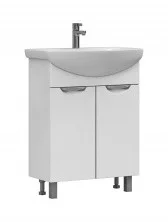 VIGO Тумба с раковиной Callao 60см, 2 дверцы, напольная, белая tn.CAL.BAL.60.2D