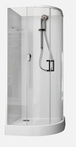 Приобрести aquanet душевая кабина passion evo r white 90x90 см