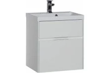 Aquanet Тумба с раковиной Латина 60 см, белая (2 ящика)