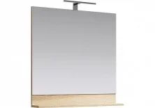 Зеркало Aqwella Фостер 80 см FOS0208DS, дуб сонома