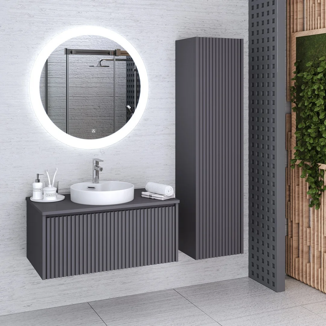 Приобрести aqua de marco тумба подвесная monaco 80см, графит