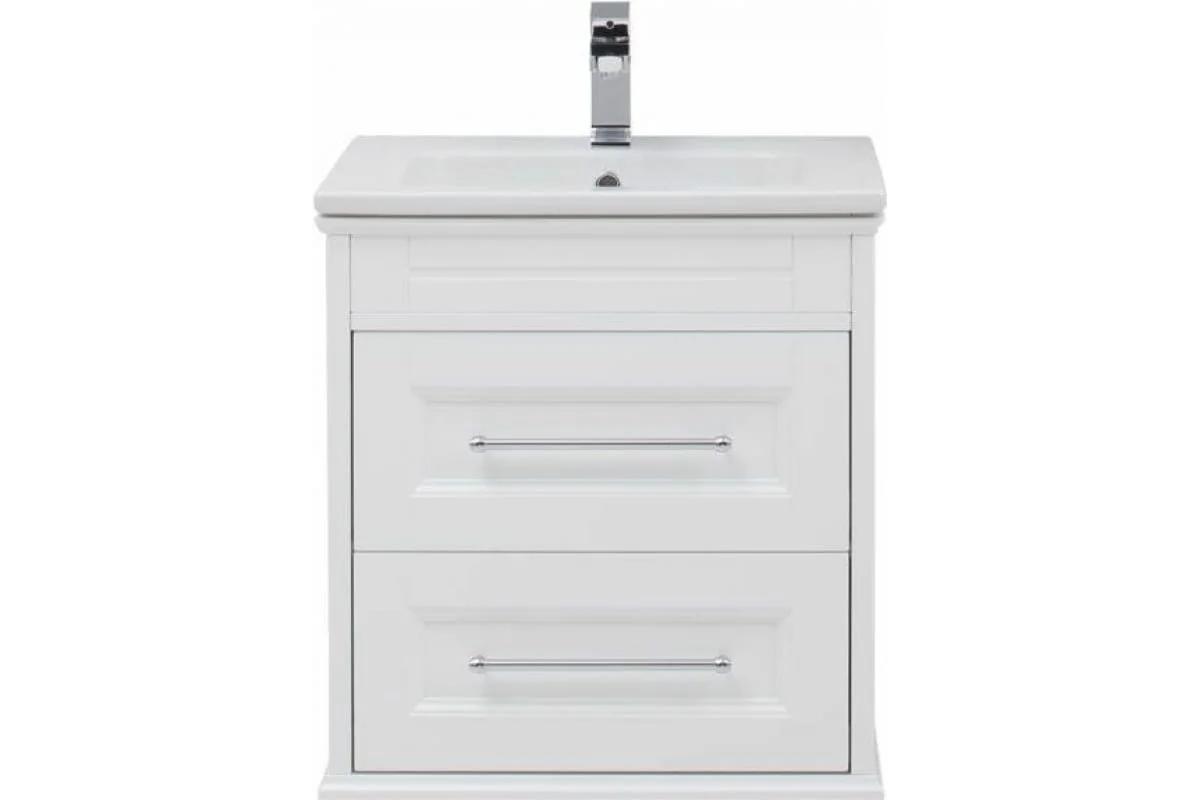 Приобрести aquanet тумба с раковиной бостон м 60 см, белая