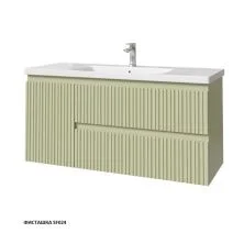 Caprigo Тумба с раковиной FORTE-Smalty TYPE 120 см, левая, зеленая