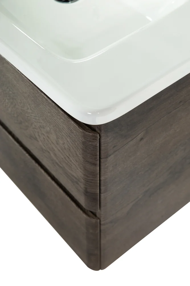 Приобрести belbagno тумба с раковиной albano-cer 80 см, подвесная rovere nature grigio, белая раковина