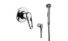 LEMARK Смеситель Luna с гигиеническим душем, скрытый монтаж, хром LM4119C